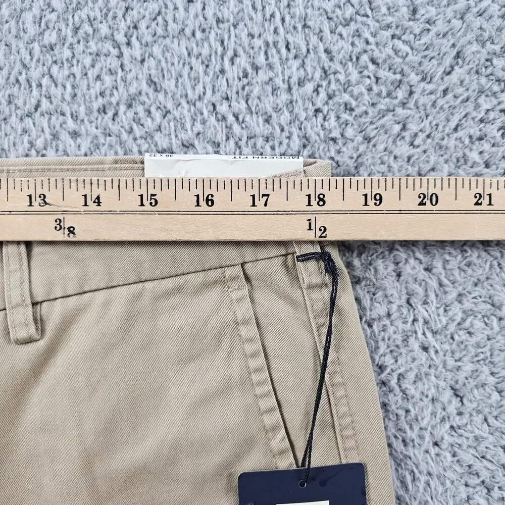 Joseph Abboud Pants Mens 36x31 Khaki Heritage Chino Comfort Stretch Golf Casual